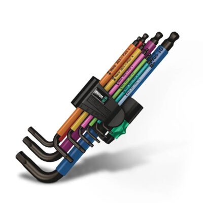 Wera WER073593 9pce 950/9 Hex-Plus Multicolour L-Key Metric Set