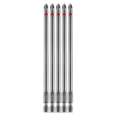 Xtorque XP15052 5-Pack PH2 150mm Phillips Head Torsion Impact Driver Bits