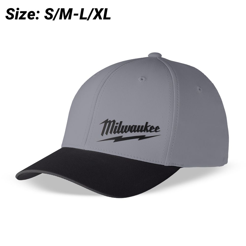 Milwaukee 507DGN Dark Grey WORKSKIN Fitted Hat - (S/M-L/XL)
