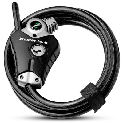 Master Lock 8428DCCAU 1.8m x 10mm Python Adjustable Locking Cable