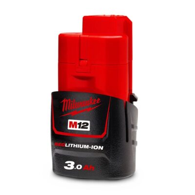 Milwaukee M12B3 12V 3.0Ah Li-ion Cordless REDLITHIUM Battery