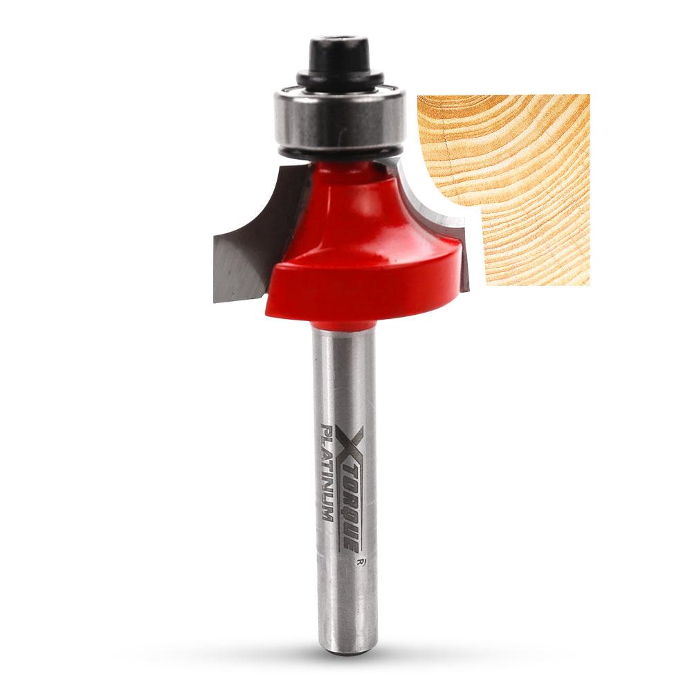 Xtorque XP16RO Platinum 1.6mm Radius Rounding Over 1/4" Shank Router Bit