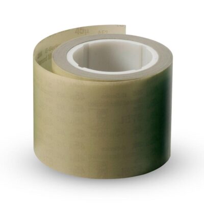 3M 60440124844 101mm x 15.2m 45 Micron Diamond Microfinishing Film Rolls - Grey/Yellow