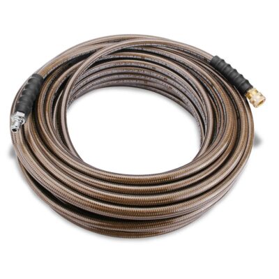 Typhoon TM20 Monster 20M 3/8" High Pressure Steel Braided Hose With Quick Connect Fittings