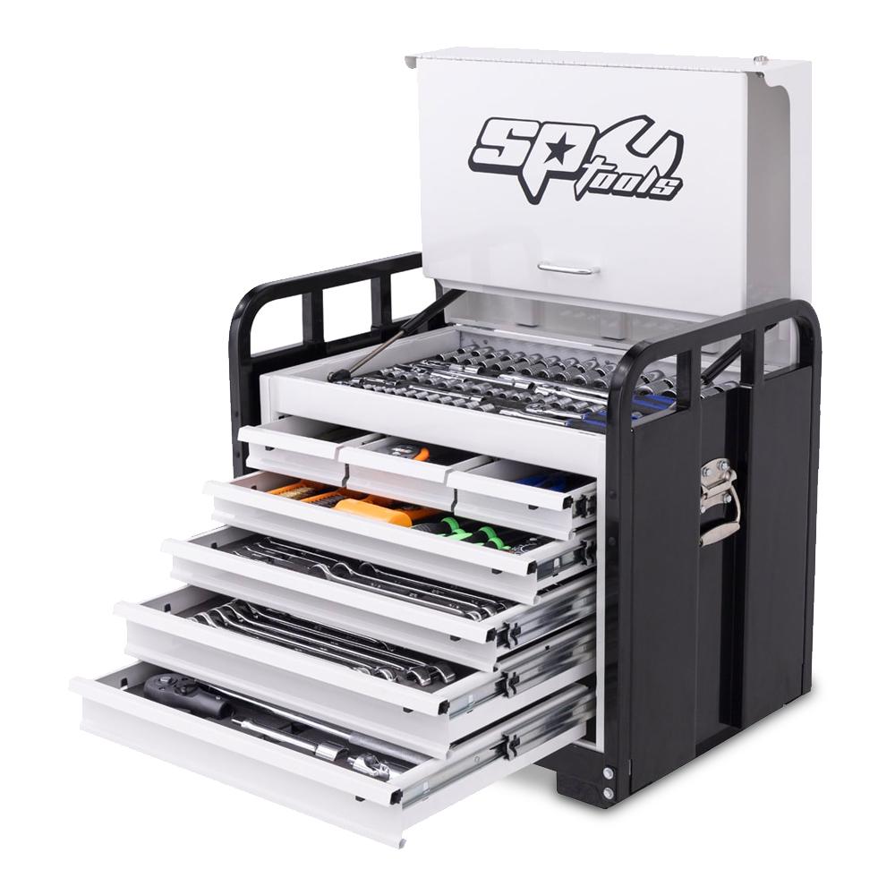 SP Tools SP50218 411pce Metric/SAE Tool Kit In 7 Drawer Field Service Tool Box