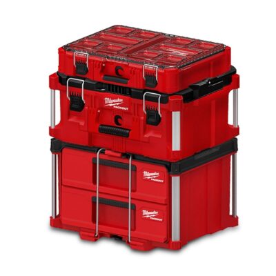 Milwaukee 48228442 + 48228425 + 48228430 PACKOUT 3pce Storage System