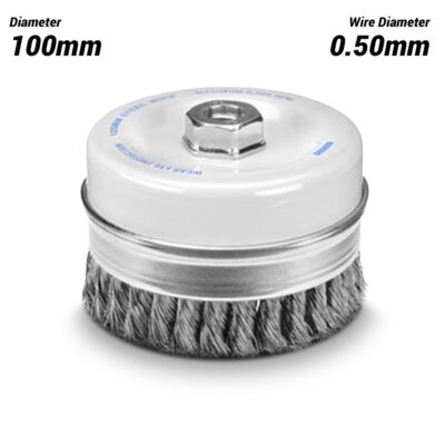 Bordo 5100-100-3.5 100mm 1 Row 0.50mm Twist Knot Cup Brush