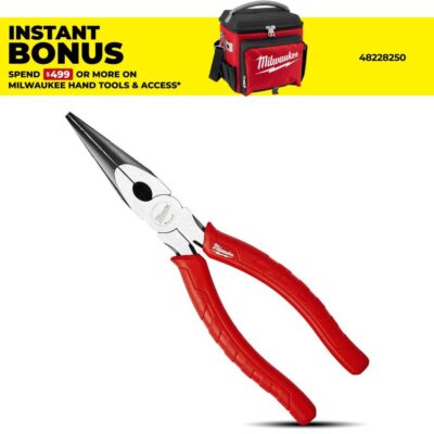 Milwaukee 48226101 203mm (8") Long Nose Pliers