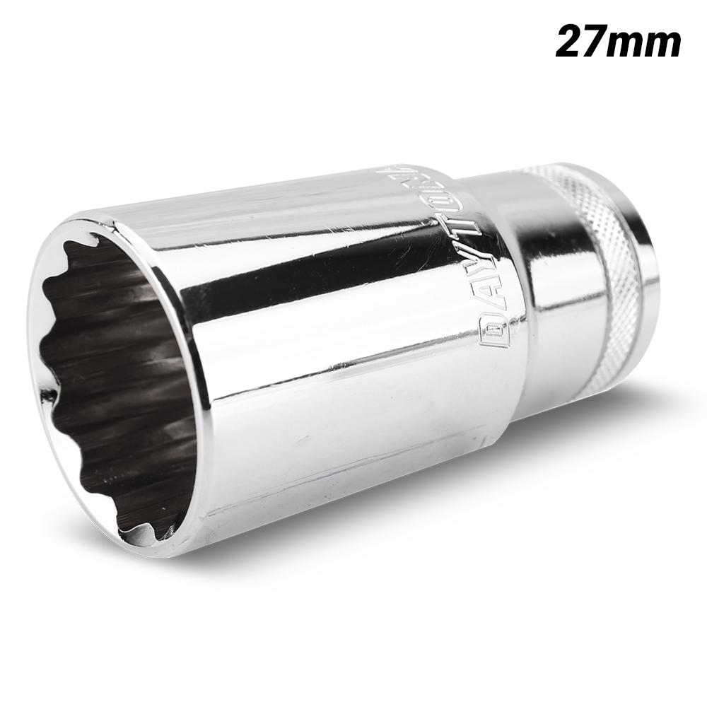 Daytona D1227DS 1/2" Drive 12 Point 27mm Metric Deep Socket
