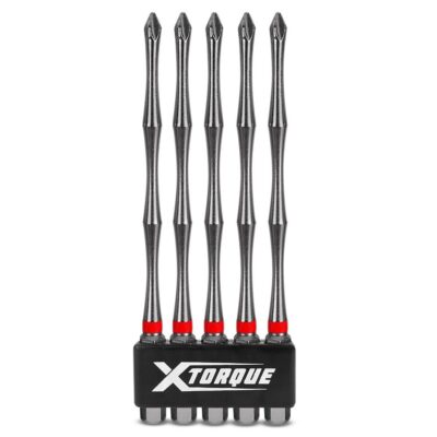 Xtorque 5PKPH1100 PH1 100mm Phillips Head Torsion Driver Bit - 5 Pack
