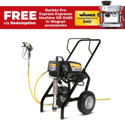 Wagner ProSpray 3.34 High Boy (0558017) 1.94kW Generation 3 Airless Paint Spray Gun Pack