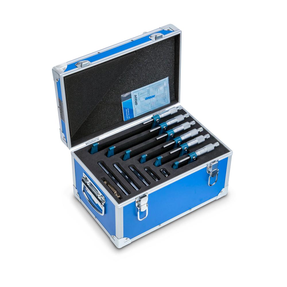 Accud AC-324-006-06 6pce 6" Imperial Outside Micrometer Set