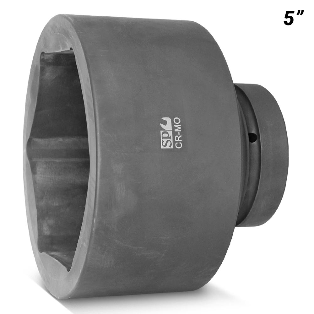 SP Tools SP27327 2-1/2" Drive 6 Point 5" SAE Impact Socket