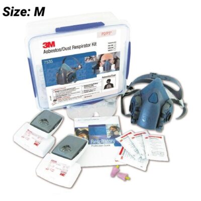 3M 7012869567 (AT010601600) P2/P3 Asbestos & Dust Respirator Kit with Half Face Respirator Mask (Medium)