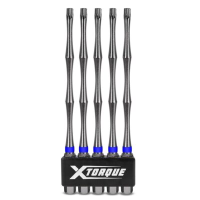Xtorque 5PKTA27150 TORX27 150mm Tamperproof Torx Head Torsion Driver Bit - 5 Pack