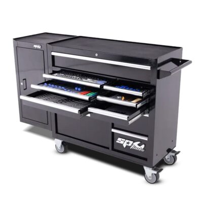 SP Tools SP50626 236pce Metric/SAE Tool Kit In 11 Drawer Custom Series Black Roller Cabinet