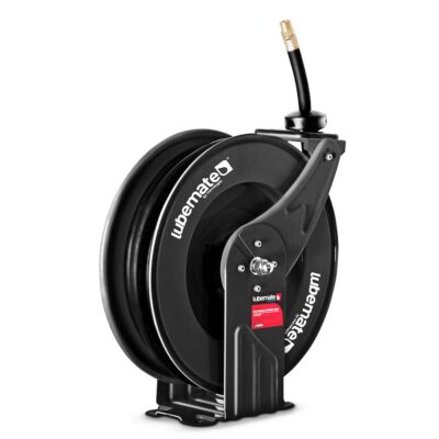Lubemate L-AWTP1215 12.5mm x 15m Twin Pedestal Air/Water Hose Reel