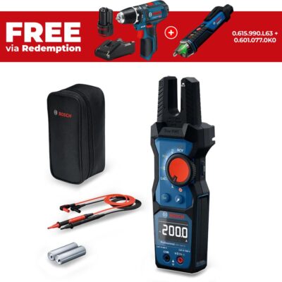 Bosch GFM 1000-15 (0.601.077.400) Professional 1000V IP54 Dual Power Fork Meter