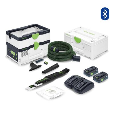 Festool CTMC SYS HPC 4,0 I-Plus (576942) 36V 4.0Ah (18V x 2) Li-ion Cordless Mobile M-Class Dust Extractor Combo Kit