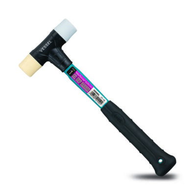 Vessel 77-10 (142091) 15Oz Rubber & Nylon Head Hammer with Soft Gel Grip