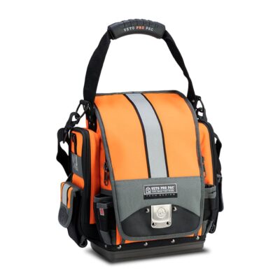 Veto Pro Pac VETOTPXXLHVO Extra Large Zippered Hi-Viz Orange Technician Tool Pouch