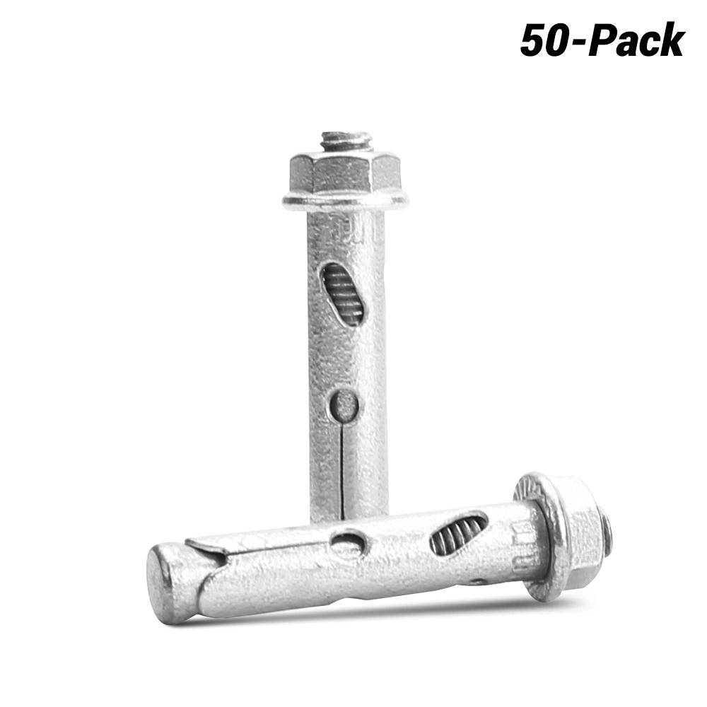 Fixed Fasteners FGDB1 50-Pack 8 x 40mm Hex Flange Galvanised Expansion Anchor