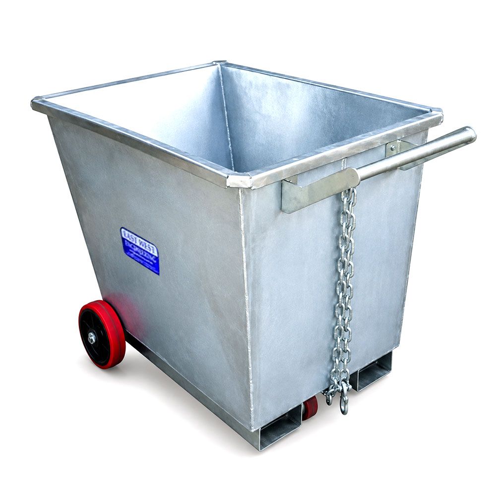East West Engineering CFS9 0.5m³ Fork Skip Tipping Bin