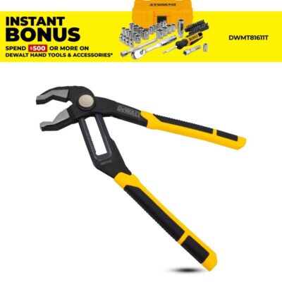 DeWalt DWHT74432 12" V-Jaw Pushlock Pliers