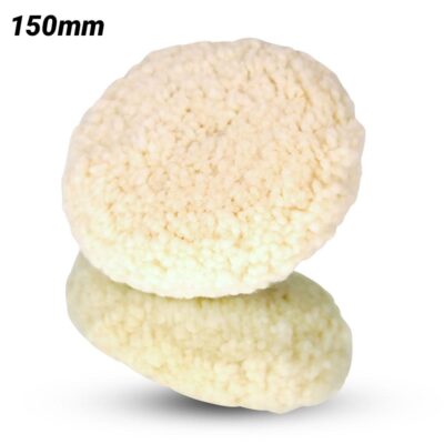 3M 7100145349 (UU009090711) 150mm Wool Compounding Pad - 100% Wool