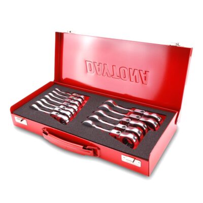 Daytona DMSF12 12pce Premium 72-Tooth Metric Stubby Flexible Ratchet Combination Spanner Set