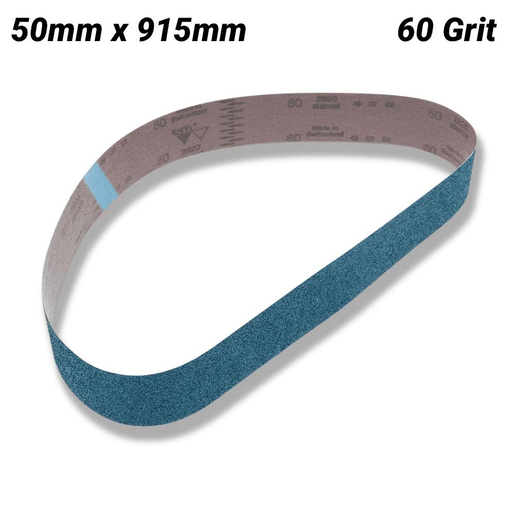 Sia Abrasives F03E005C1B 50mm x 915mm P60 Sanding Belt 2820