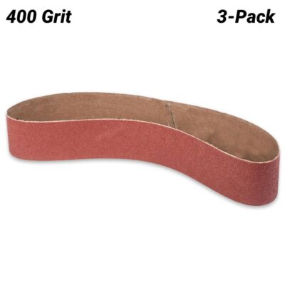 Abbott & Ashby AAPACK50/915400 (500171) 3-Pack 50 x 915mm 400 Grit Aluminium Oxide Sanding Belt Suits Multitool 362