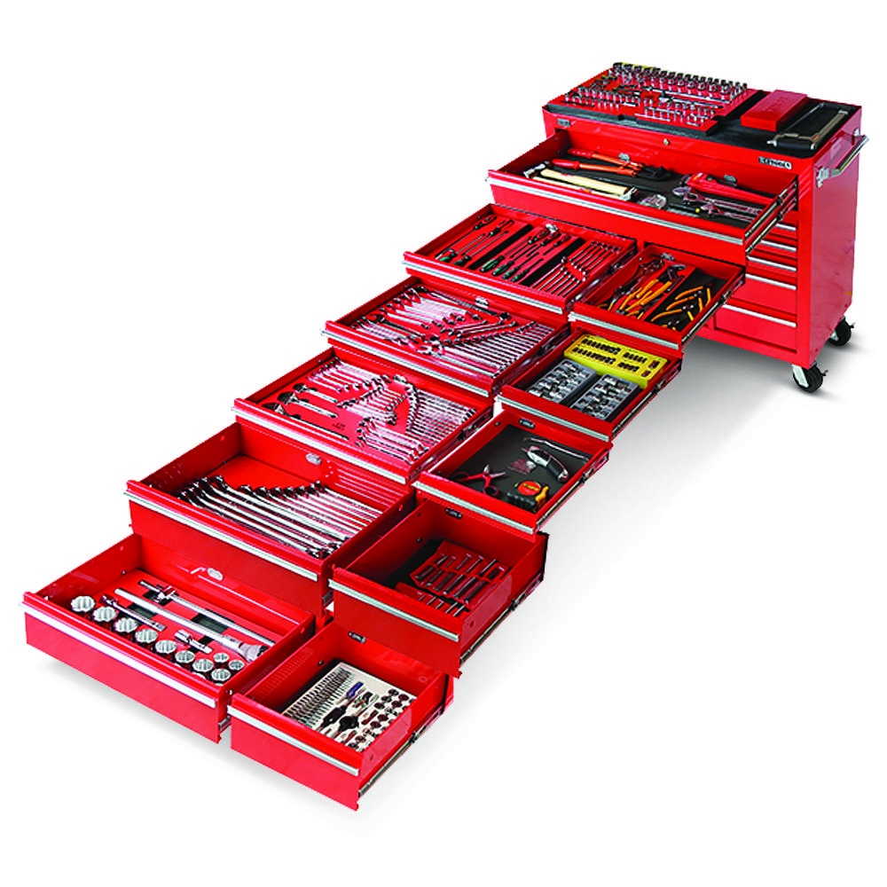KC Tools ATK523RBB 523pce Tool Kit In 11 Drawer Roll Cabinet