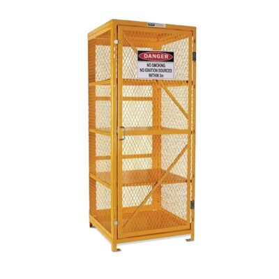 Pratt PSGC8A-FP 4 Storage Level - Up to 400 Cans Aerosol Storage Cage (Comes Flat Packed Assembly Required)