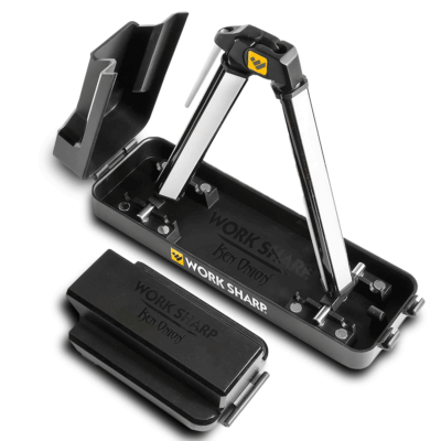 Work Sharp WSBCHAGS-I Angle Set Knife Sharpener with Tri-Brasive