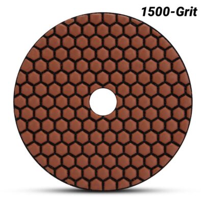 Ehwa EHC1500 125mm (5") 1500 Grit Dry Diamond Honeycomb Resin Polishing Pad