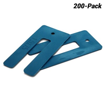 Fixed Fasteners F1575P 200-Pack 1.5 x 75mm U-Shaped Blue Window Packers
