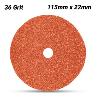 3M 60440313439 (787C) 115mm x 22mm Cubitron II 787C 36 Grit Slotted Fibre Disc
