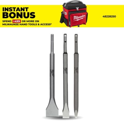 Milwaukee 4932430001 3pce SDS Plus Chisel Set