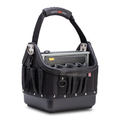 Veto Pro Pac VETOTECHOTMD-BLACK (VPP10743) Medium Tech Open Top Tool Bag - Blackout