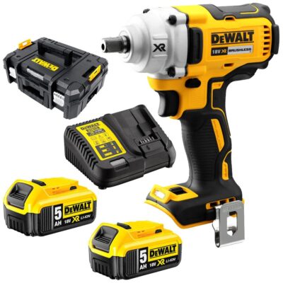 DeWalt DCF894P2-XE 18V 5.0Ah XR Li-ion Cordless Brushless 1/2" Mid Torque Impact Wrench Combo Kit