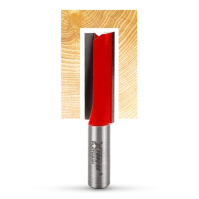 Xtorque XP1812 Platinum 18mm Straight XL Double Flute 1/2" Shank Router Bit