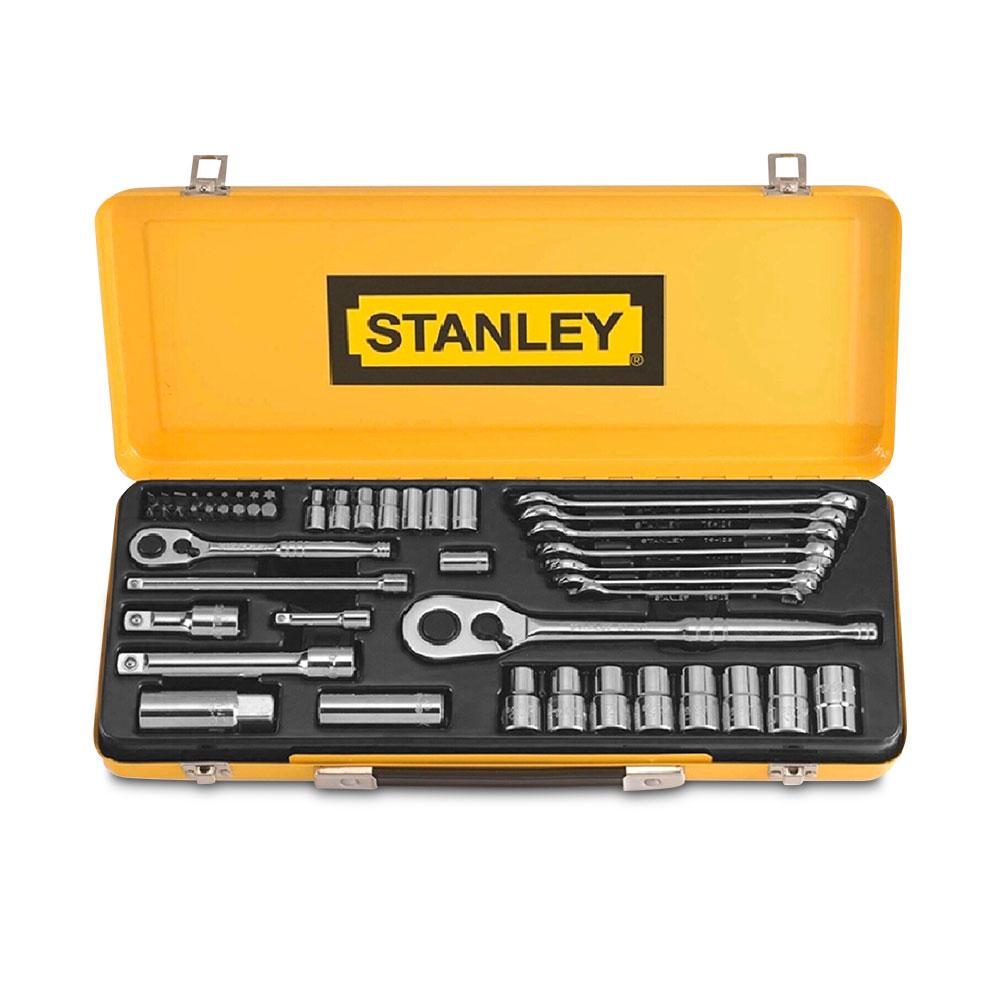 Stanley 79-100 49pce 1/4" & 1/2" Drive Metric Tool Socket Set