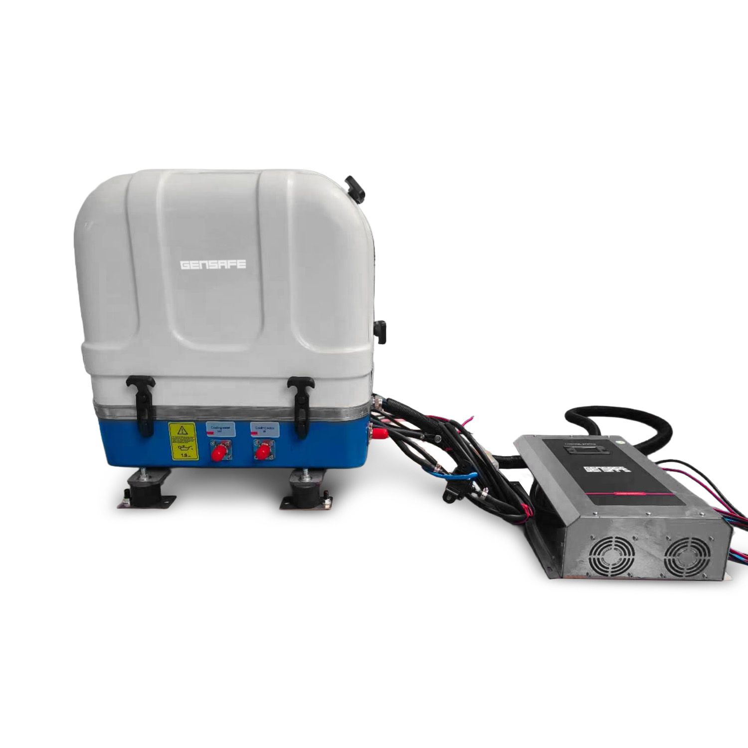 Gensafe GMSW8KW Salt Water-Cooled Marine Diesel Generator with Kubota D282 Engine, Sound-Reduction Enclosure & Remote Start