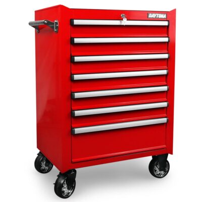 Daytona D7DTBT 7 Drawer Bottom Tool Chest Roller Cabinet - Red