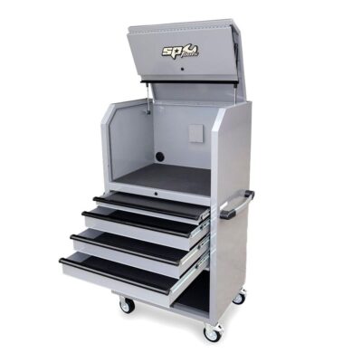 SP Tools SP44550LG-BLK USA Sumo Series 36" 4 Drawer Diagnostic Station - Lethal Grey / Black