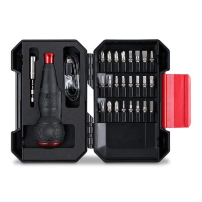 Vessel 220USB-25EB 3.6V Li-ion Cordless Rechargeable Ballgrip Screwdriver with 25pce Driver Bit Set