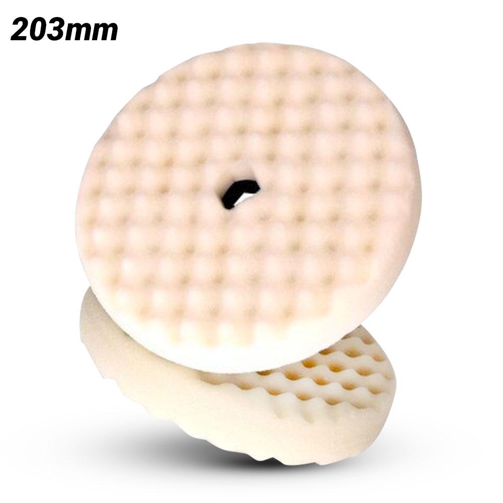 3M 7100145280 (UU009080530) 203mm Foam Compounding Pad - White