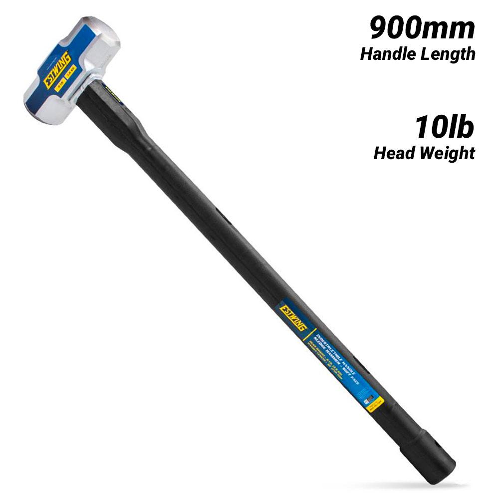 Estwing ESH/SF-1036X 900mm (36") 10lb Normalised Soft Face Sledge Hammer with Indestructible Handle