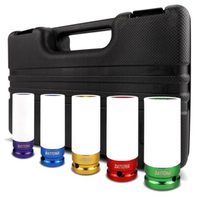 Daytona 5DMSS 5pce 1/2" Drive Thin Wall Deep Impact 15-22mm Metric Socket Set